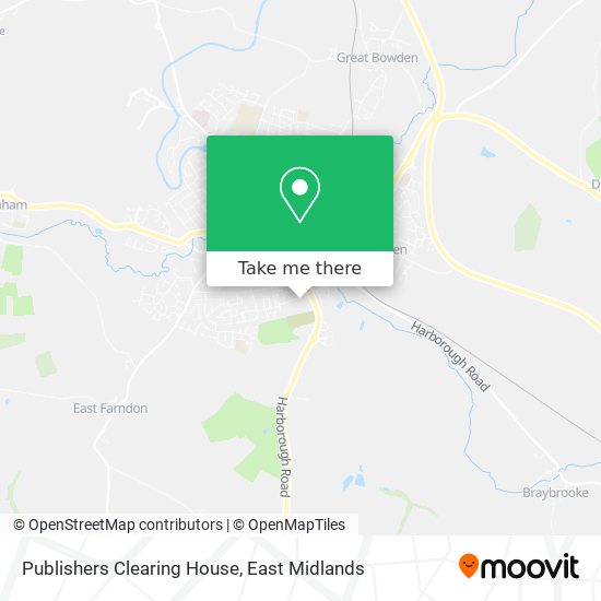 Publishers Clearing House map
