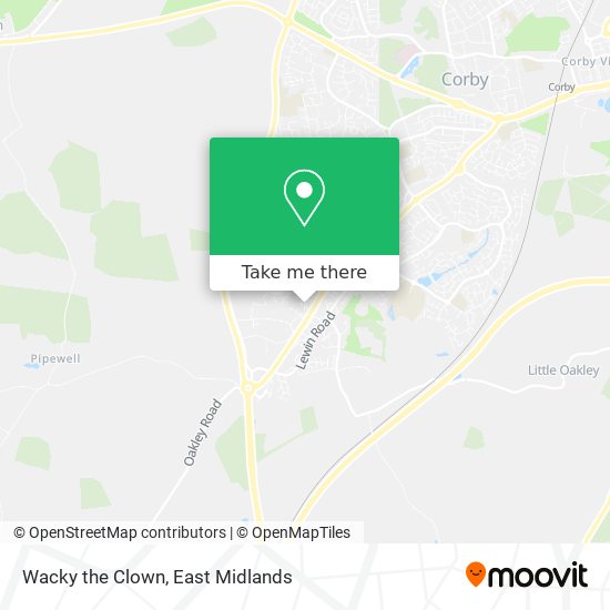 Wacky the Clown map