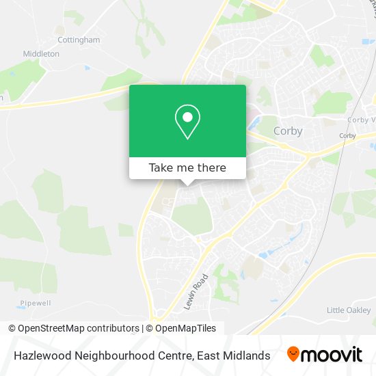 Hazlewood Neighbourhood Centre map