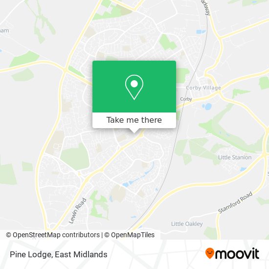 Pine Lodge map