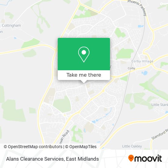 Alans Clearance Services map