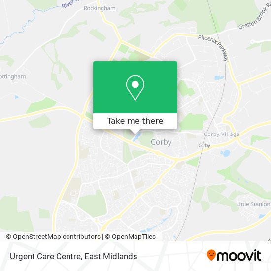 Urgent Care Centre map