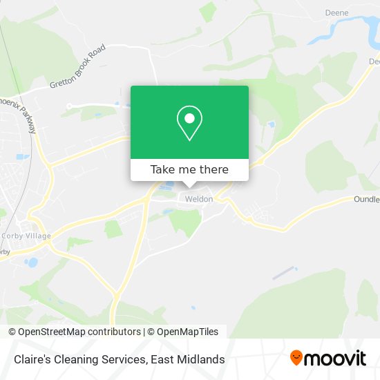 Claire's Cleaning Services map