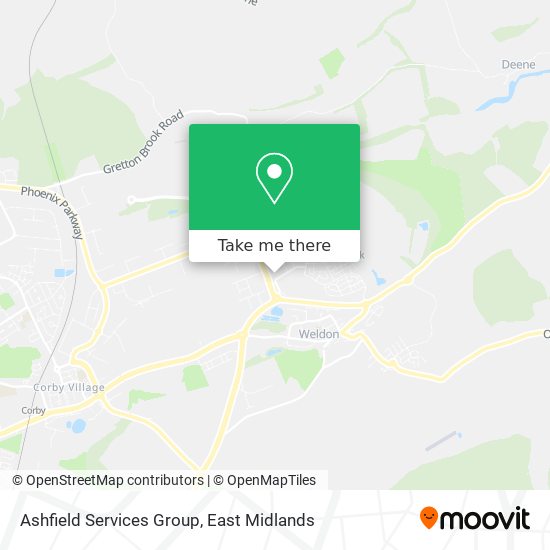 Ashfield Services Group map