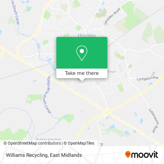 Williams Recycling map