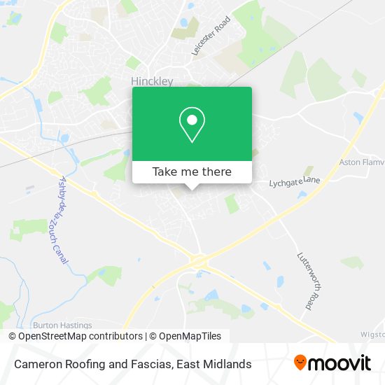 Cameron Roofing and Fascias map