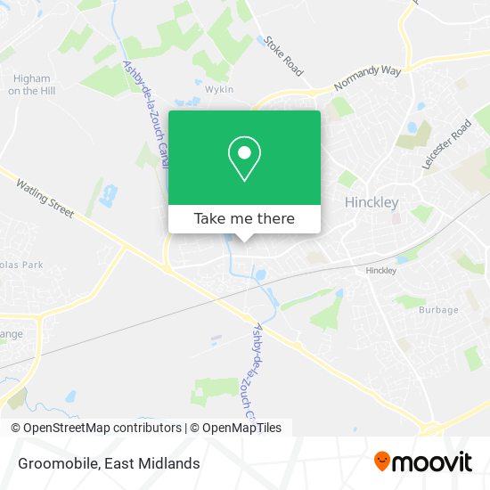 Groomobile map