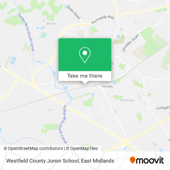 Westfield County Junior School map