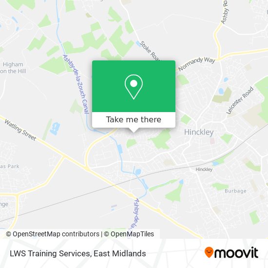 LWS Training Services map
