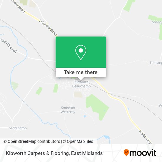 Kibworth Carpets & Flooring map