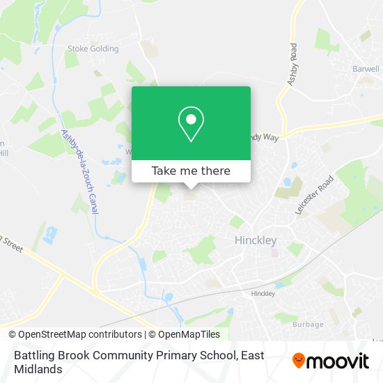 Battling Brook Community Primary School map