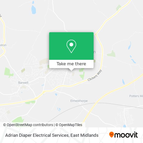 Adrian Diaper Electrical Services map