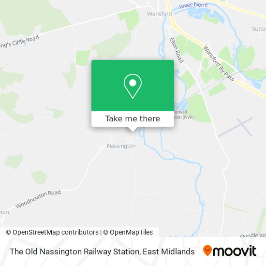 The Old Nassington Railway Station map