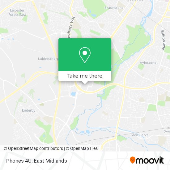 Phones 4U map
