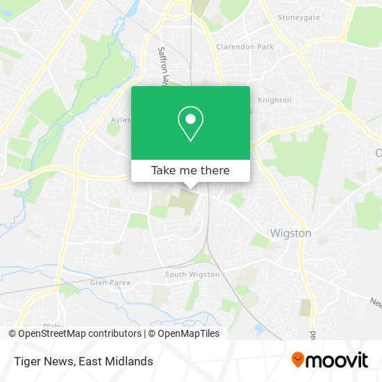 Tiger News map