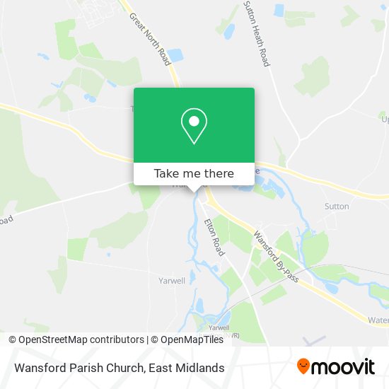 Wansford Parish Church map