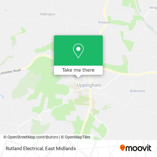 Rutland Electrical map