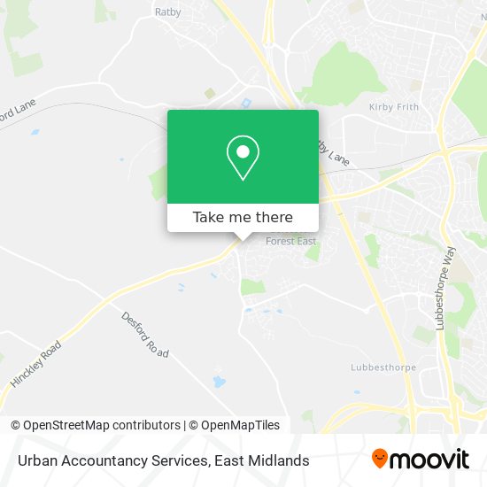 Urban Accountancy Services map