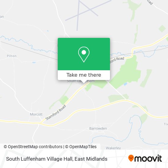 South Luffenham Village Hall map