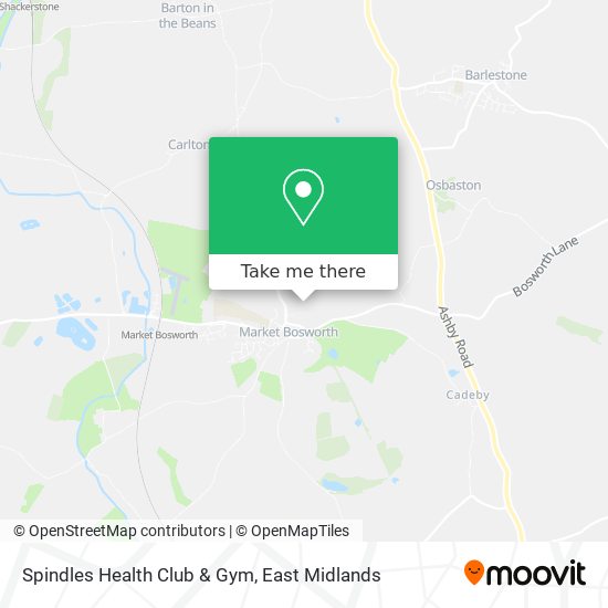 Spindles Health Club & Gym map