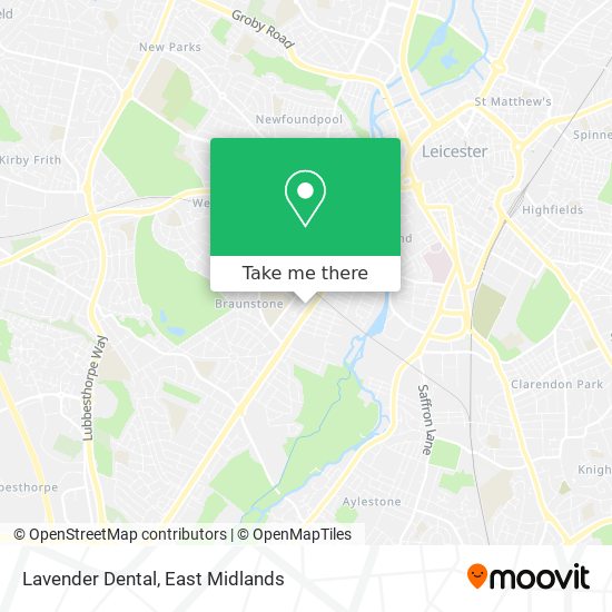 Lavender Dental map