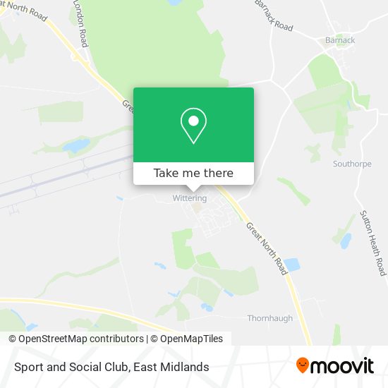 Sport and Social Club map