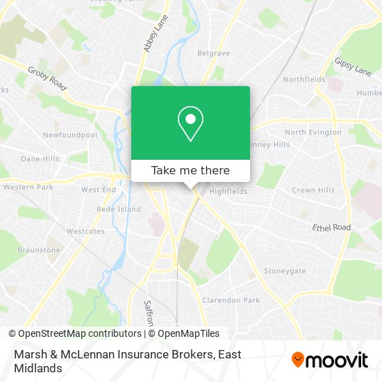 Marsh & McLennan Insurance Brokers map