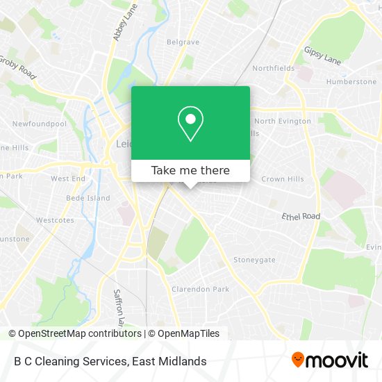 B C Cleaning Services map