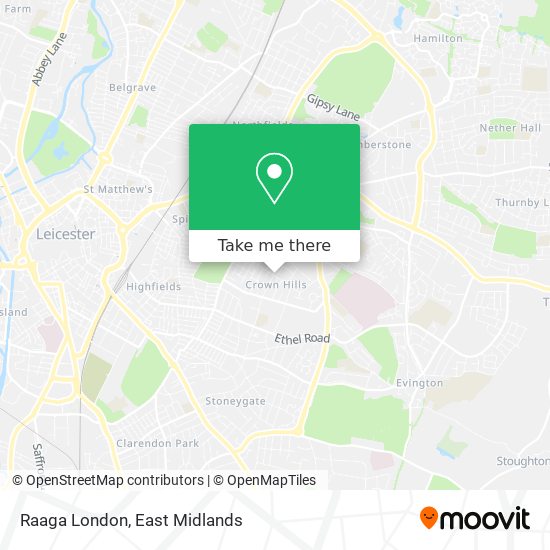 Raaga London map