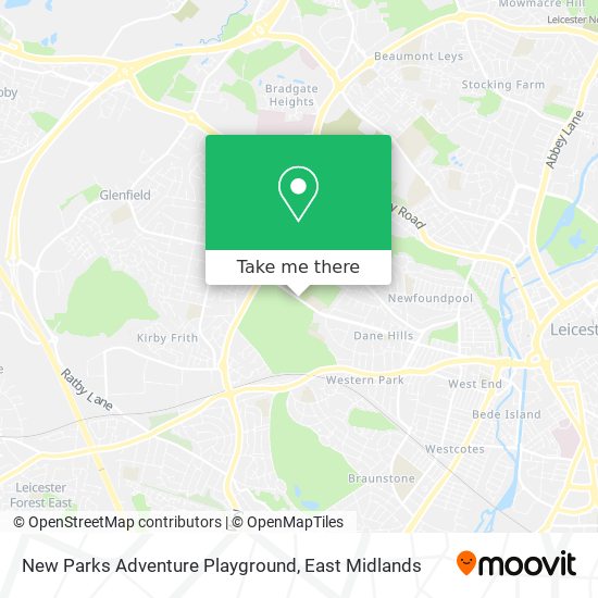 New Parks Adventure Playground map