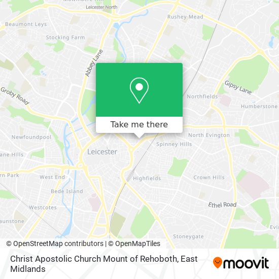 Christ Apostolic Church Mount of Rehoboth map