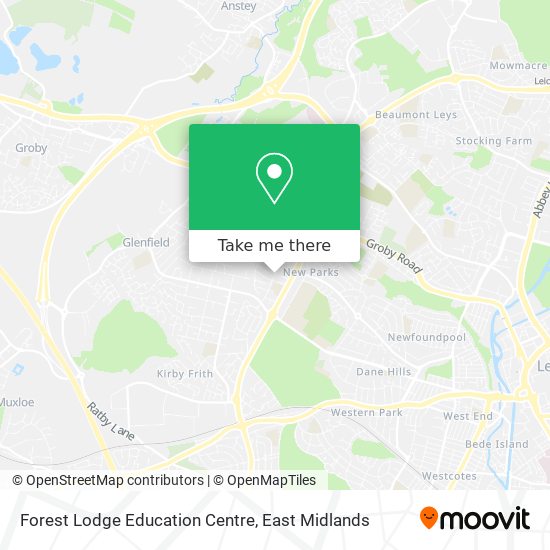 Forest Lodge Education Centre map