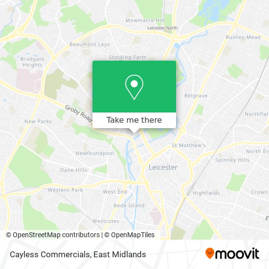 Cayless Commercials map