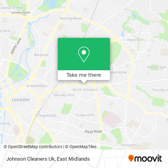 Johnson Cleaners Uk map