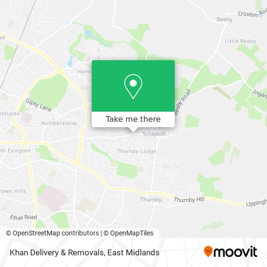 Khan Delivery & Removals map