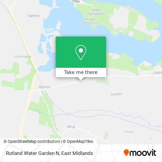 Rutland Water Garden N map