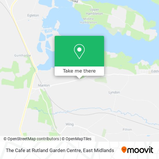 The Cafe at Rutland Garden Centre map