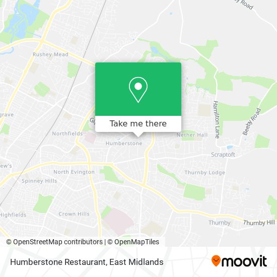 Humberstone Restaurant map
