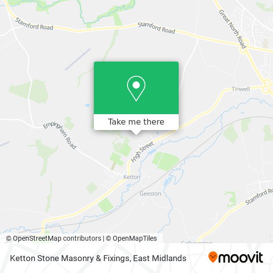 Ketton Stone Masonry & Fixings map