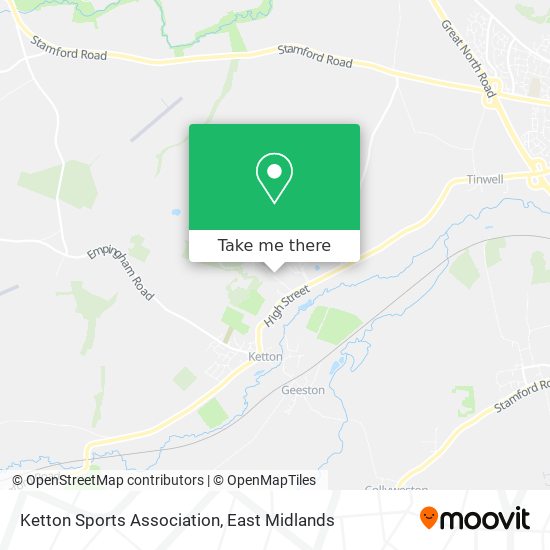 Ketton Sports Association map