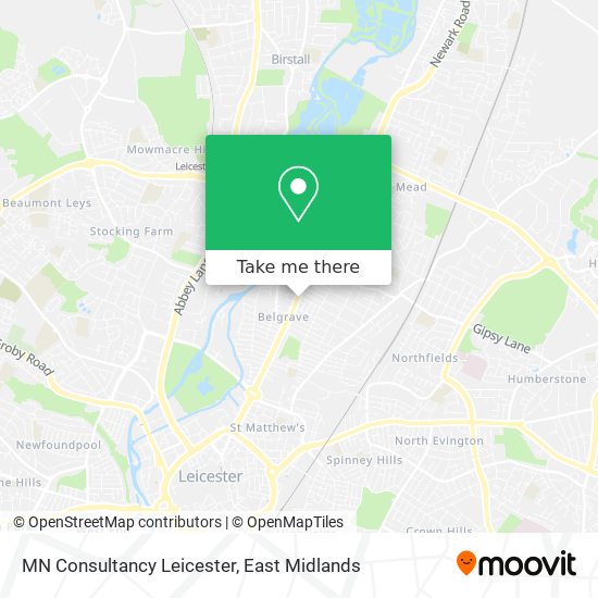 MN Consultancy Leicester map