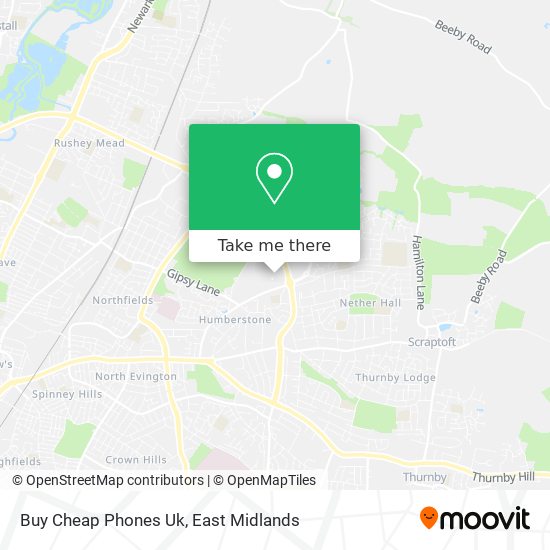 Buy Cheap Phones Uk map