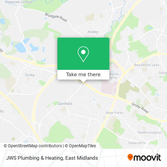 JWS Plumbing & Heating map