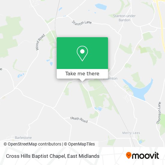 Cross Hills Baptist Chapel map