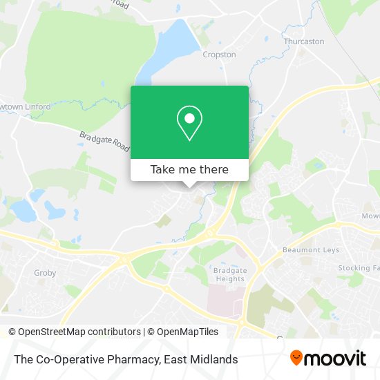 The Co-Operative Pharmacy map