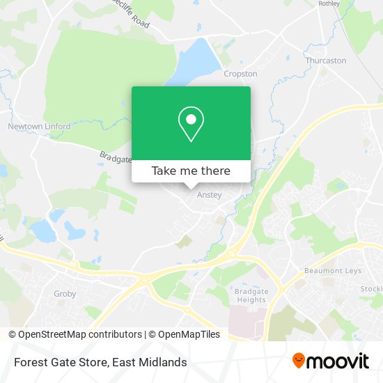 Forest Gate Store map