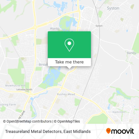 Treasureland Metal Detectors map