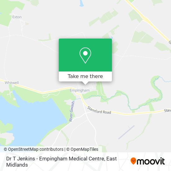 Dr T Jenkins - Empingham Medical Centre map