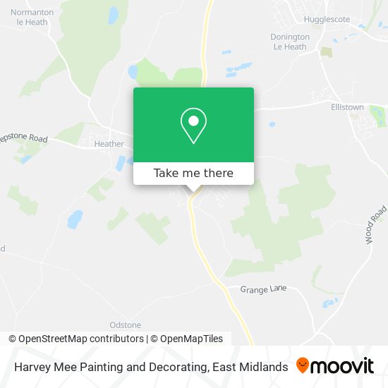 Harvey Mee Painting and Decorating map