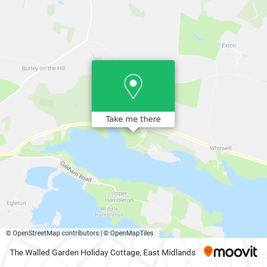 The Walled Garden Holiday Cottage map